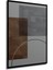 Soyut Vintange Retro Bohem Art Vektorel Abstract Minimalist Ahşap Tablo Çerçeve Görünümlü Tablo 4