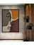 Dekoratif Ahşap 3 Boyutlu Tablo Çerçeve Görünümlü Dikey Duvar Dekorasyon Tablosu 1