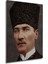 Dekoratif Dikey Atatürk Duvar Tablo Ahşap Dikdörtgen Tablo 3