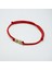 Kırmızı Ipli 14 Ayar Altın Bileklik 3
