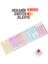 Beyaz Rgb Kırmızı Switch Q Gaming Tam Mekanik Kablolu Oyuncu Klavyesi Bkb4 1