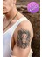 1 Ay Kalıcı Tattoo Gerçek Dövme Görünümlü Aslan Dövmesi 3