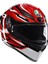 K1S Lion Black Red White Configuration Kapalı Kask 1