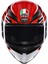 K1S Lion Black Red White Configuration Kapalı Kask 2