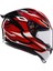 K1S Lion Black Red White Configuration Kapalı Kask 3
