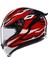 K1S Lion Black Red White Configuration Kapalı Kask 5
