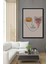 Ahşap Tablo Mid Century Matisse Bohem Soyut Minimalist Art Çerçeve Görünümlü Dikey Duvar Tablo 1