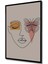 Ahşap Tablo Mid Century Matisse Bohem Soyut Minimalist Art Çerçeve Görünümlü Dikey Duvar Tablo 3