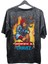 Unisex America Chavez Baskılı Yıkamalı Tişört, Oversize Marvel Comics Baskılı Eskitme T-Shirt 1