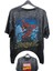 Unisex Carnage Baskılı Yıkamalı Tişört, Oversize Marvel Comics Baskılı Eskitme T-Shirt 1