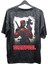 Unisex Deadpool Baskılı Yıkamalı Tişört, Oversize Marvel Comics Baskılı Eskitme T-Shirt 2