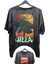 Unisex Hela Baskılı Yıkamalı Tişört, Oversize Marvel Comics Baskılı Vintage T-Shirt 1