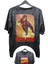 Unisex Iron Man Baskılı Yıkamalı Tişört, Oversize Marvel Comics Baskılı Eskitme T-Shirt 1