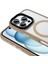 Apple iPhone 16 Pro Max Kılıf Mat Arka Yüzey Wireless Şarj Özellikli Zore Flet Magsafe Kapak-Mavi 3