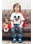 Gözlüklü Mickey Mouse Baskılı Çocuk Tişört, Unisex Disney Baskılı Bebek T-Shirt 1