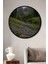 Dekoratif Orman Manzara Duvar Tablo Ahşap Yuvarlak Tablo 1