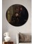 Dekoratif Yaşlı Adam Modern Sanat Duvar Tablo Ahşap Yuvarlak Tablo 2