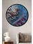 Dekoratif Savaşçıların Koruyucusu Modern Sanat Duvar Tablo Ahşap Yuvarlak Tablo 1