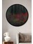 Dekoratif Modern Sanat Orman Duvar Tablo Ahşap Yuvarlak Tablo 1
