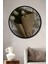 Dekoratif Vintage Çiçekler Modern Sanat Duvar Tablo Ahşap Yuvarlak Tablo 1