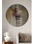 Dekoratif Kuş Adam Modern Sanat Duvar Tablo Ahşap Yuvarlak Tablo 2