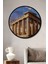 Ahşap Tablo Atina Akropolisi,manzara Sanat,parthenon Akropolis 3 Boyutlu Yuvarlak Duvar Tablo 2