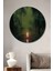 Dekoratif Ormanın Ruhu Spiritual Modern Sanat Duvar Tablo Ahşap Yuvarlak Tablo 2