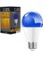 6W LED Ampul (E-27) (Mavi) 1