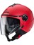 Rıvıera V4 x Mat Kırmızı Yarım Kask 1