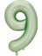 6 Rakam Yeşil Folyo Balon 40 Inç 100 cm 1