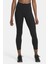 One Dri Fit Mid Rise Leggings 7/8 Toparlayıcı 2 Cepli Siyah Tayt 1