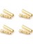 4 Çift 4mm Altın Kaplama Banana Dişi Erkek Soket 40A Pil Batarya Lion Bullet Plug Kablo 5