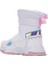 Kız Çocuk Su İtici Cırtlı Kürklü Kar Botu BEYAZ 9