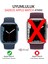 Apple Watch Seri 7 8 9 41MM ile Uyumlu Ekran Kasa Koruyucu Kapak Kılıf 360 Tam Koruma 2