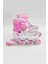 Orjinal Işıklı 2 + 1 Tekerlek Ayarlanabilir Pembe Kız Çocuk Pateni Girl Pink Skates 1