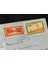 Guatemala 1943 Postadan Geçmiş 1,3 Centavos ve 5,15 Centavos Correo Aereo Pullu Zarf 3