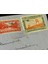 Guatemala 1943 Postadan Geçmiş 1,3 Centavos ve 5,15 Centavos Correo Aereo Pullu Zarf 5