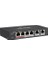 Hılook NS-0106P-35(B), 5 Port, Megabit, 4 Port Poe, 60W, +2 Port Megabit Uplink, Long Range 250METRE, Yönetilemez, Masaüstü Switch 1