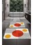 Dekoratif Modern Tasarım Kaymaz Taban Yıkanabilir Ikili Takım Banyo PASPASI(50X60-60X90 Cm) 1