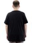 Büyük Beden Erkek Tişört Baskılı Bisiklet Yaka Pamuklu Change U24084 Siyah 4