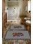 Dekoratif Modern Tasarım Kaymaz Taban Yıkanabilir Ikili Takım Banyo PASPASI(50X60-60X90 Cm) 4
