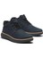 Deri Lacivert Erkek Günlük Ayakkabı Hudson Road Mıd Lace Up Chukka Boot 4