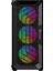 Chiko 4X12 cm Argb Fan Mesh Panel Temper Camlı Gaming Kasa 2