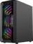 Chiko 4X12 cm Argb Fan Mesh Panel Temper Camlı Gaming Kasa 3