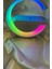 Masa Lambası LED Rgb Işık Kalosuz Şarj Hoporlör Radyo Büyük Boy 3