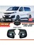 Opel Zafira 2021 Sonrası Uyumlu Batman Yarasa Ayna Kapağı Piano Black Abs Plastik Sağ Sol Takım 1
