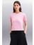 Melany Kadın %100 Pamuk Pembe T-Shirt 1