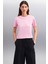 Melany Kadın %100 Pamuk Pembe T-Shirt 3