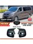 Peugeot Expert 2017 Sonrası Uyumlu Batman Yarasa Ayna Kapağı Piano Black Abs Plastik Sağ Sol Takım 1