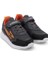 Erkek Çocuk Spor Ayakkabı Kaoru Sneaker Ayakkabı Koyu Gri SA23LF006-230 2